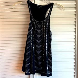 Express tank top with beading